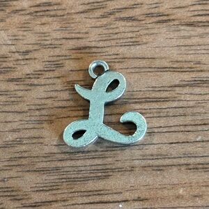 James Avery Silver Initial 'L'  Charm